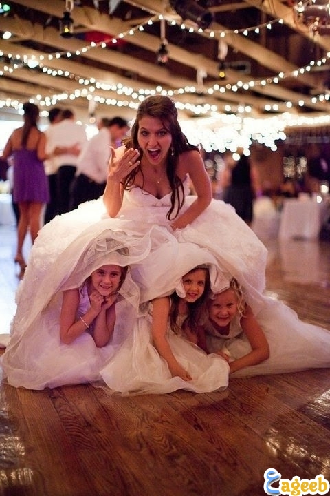 بالصور : 38 فكرة مجنونة لصور الزفاف لمحبي التميز !